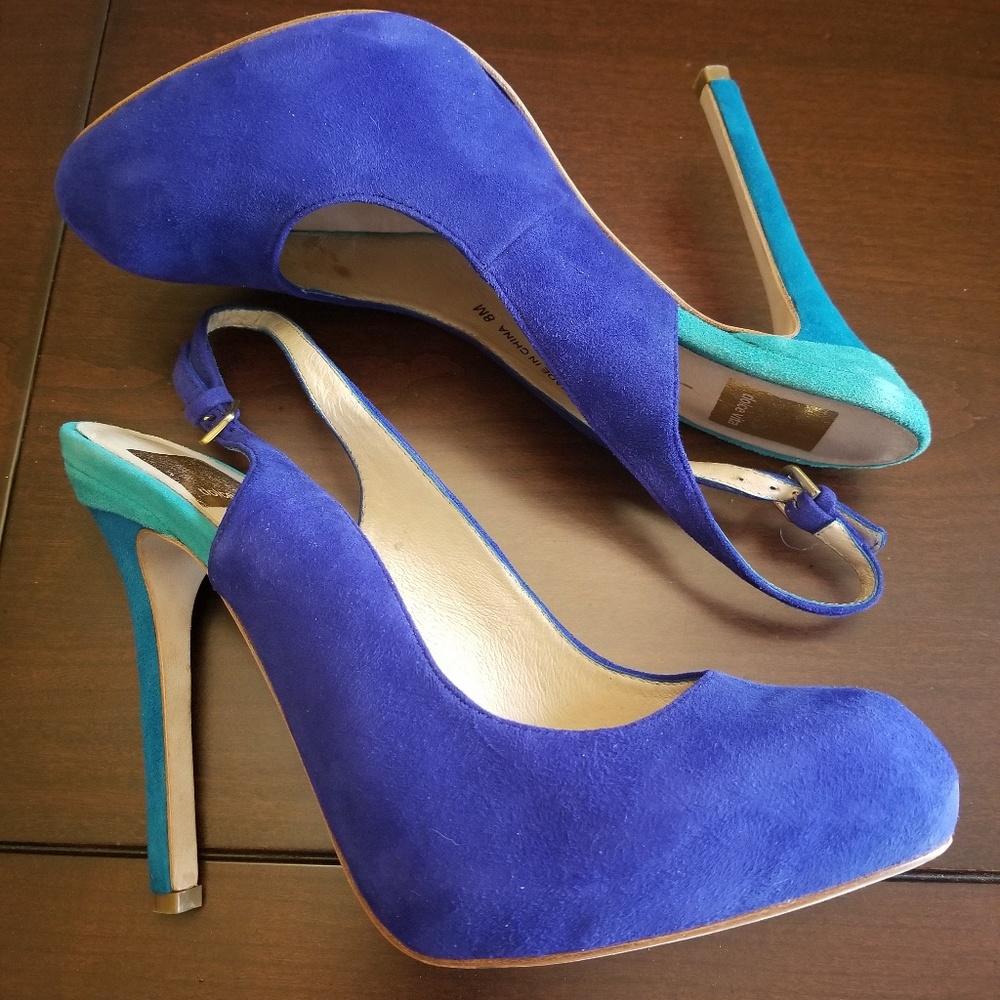 🚨Sale!🚨 Dolce Vita Blane Blue Suede Heels